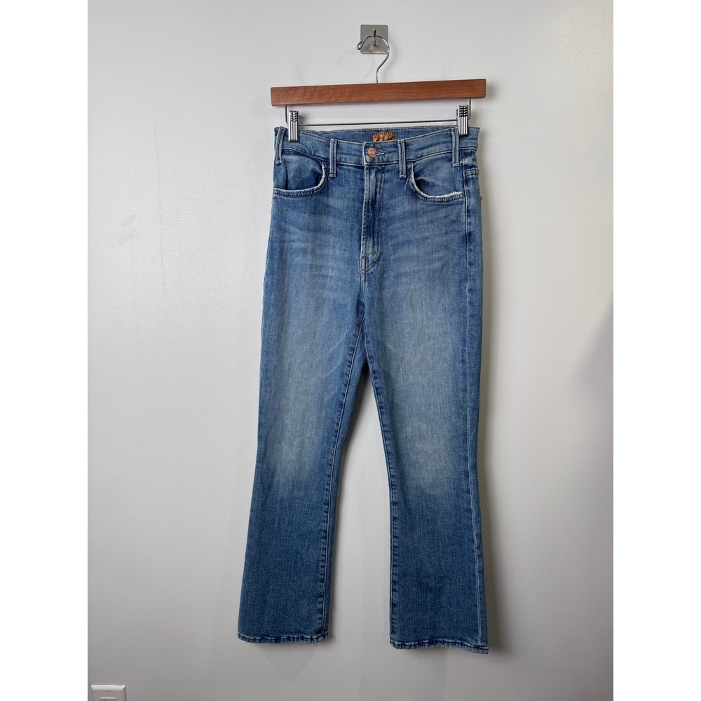 Mother The Hustler Ankle Jean High Rise Flare Women Size 26
